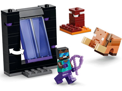 21584-2 LEGO set 21584 Nether & End Portal Journey