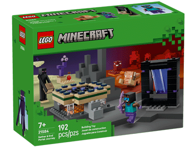 21584-box-front LEGO set 21584 Nether & End Portal Journey Box Front