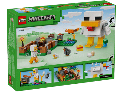 21585-box-back LEGO set 21585 Chicken Farm Box Front