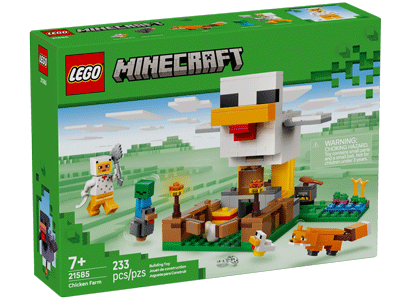 21585-box-front LEGO set 21585 Chicken Farm Box Back