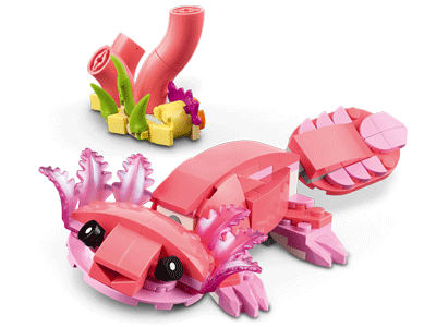LEGO set 31170 Pink Axolotl