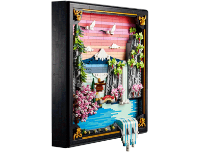 LEGO set 31218 Japanese Cherry Blossom Landscape