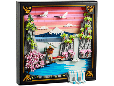 Japanese Cherry Blossom Landscape