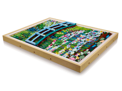 LEGO set 31220 Claude Monet – Bridge over a Pond of Water Lilies