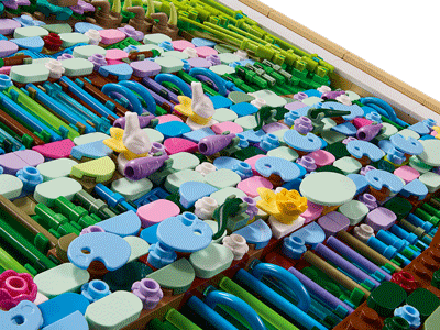 LEGO set 31220 Claude Monet – Bridge over a Pond of Water Lilies