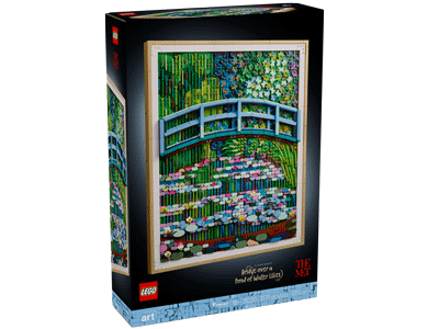 LEGO set 31220 Claude Monet – Bridge over a Pond of Water Lilies Box Front