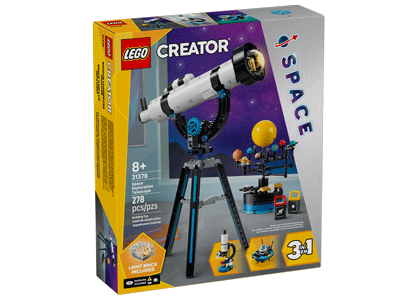 LEGO set 31378 Space Exploration Telescope Box Front