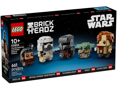 LEGO set 40856 The Mandalorian and Grogu: Allies & Villains Box Front