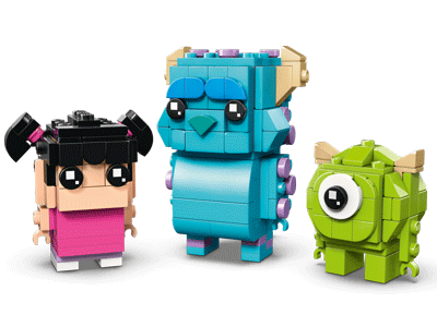 LEGO set 40861 Sulley, Mike and Boo Figures