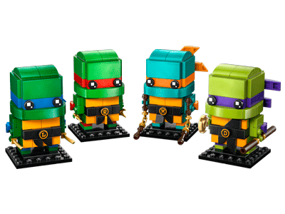 LEGO set 40878 Teenage Mutant Ninja Turtles Figures