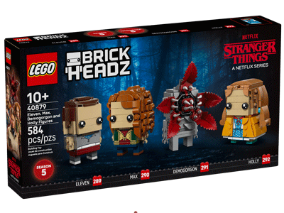 LEGO set 40879 Eleven, Max, Demogorgon and Holly Figures Box Front