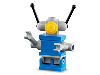 LEGO set 40921 Up-Scaled Blue Astronaut Minifigure Minibuild