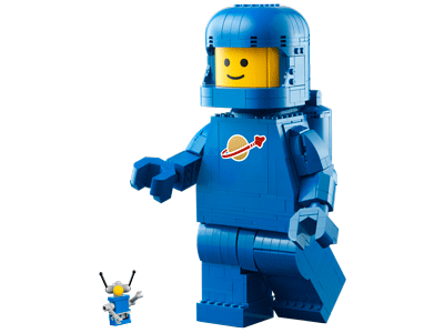 LEGO set 40921 Up-Scaled Blue Astronaut Minifigure