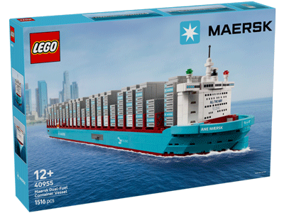 LEGO set 40955 Maersk Dual-Fuel Container Vessel Box Front
