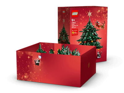 41843-box LEGO set 41843 Family Christmas Tree Decoration Box