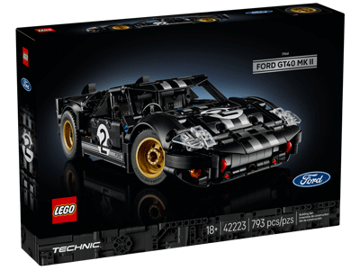 LEGO set 42223 1966 Ford GT40 MKII Race Car Box Front