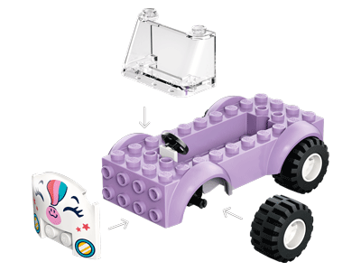 LEGO set 42675 Unicorn Cake Delivery Car