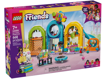 LEGO set 42686 Fun Indoor Playground Box Front