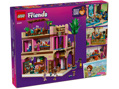 LEGO set 42691 Garden Restaurant Box Back