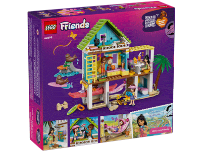 LEGO set 42699 Beach House with Seals Box Back