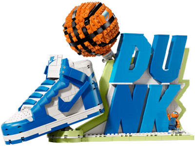 43008 Nike Dunk x LEGO Set