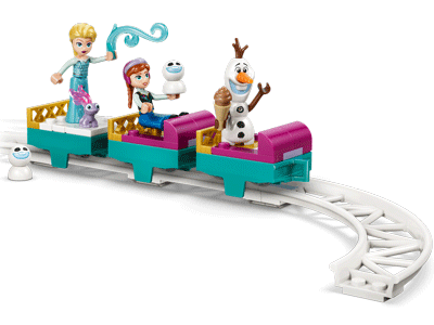 LEGO set 43281 Elsa's Ice Castle & Snow Ride Adventure