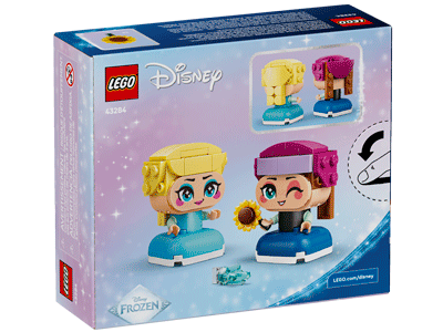 LEGO set 43284 Mini Anna & Elsa Box Back