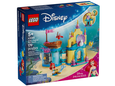 LEGO set 43285 Ariel's Magical Mini Palace Box Front