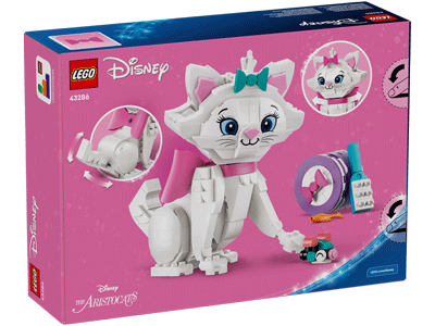 LEGO set 43286 The Aristocats Adorable Marie Box Back