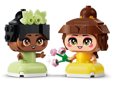 LEGO set 43291 Mini Belle & Tiana with Castle