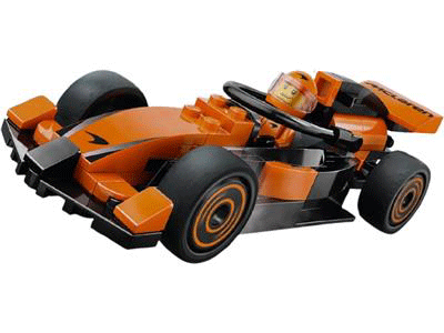 F1® Driver with McLaren Race Car