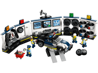 60457 Custom Police Car Garage