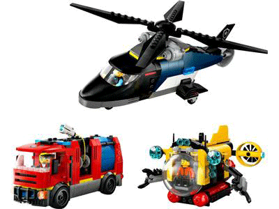 Helicopter, Fire Truck & Submarine Remix