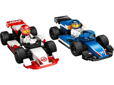 F1® Williams Racing & Haas F1® Race Cars