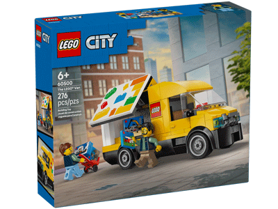 LEGO set 60500 The LEGO Van Box Front
