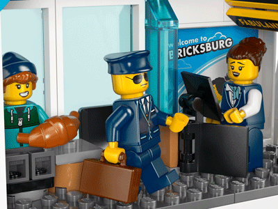 LEGO set 60502 Airport with Airplane