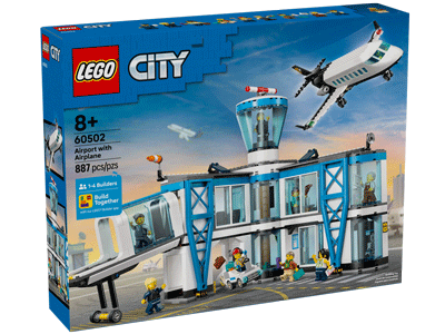 LEGO set 60502 Airport with Airplane Box Front