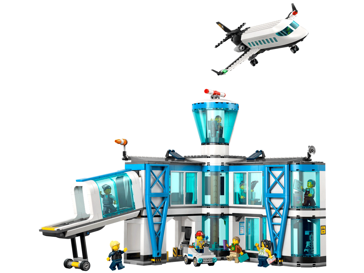 60502 Airport with Airplane