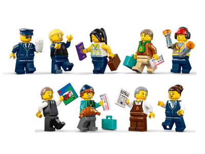 LEGO set 60502 Airport with Airplane Minifigs