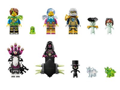 LEGO set 71515 Tiger Shark Tank Minifigs