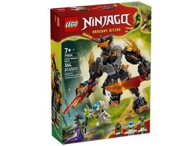 LEGO set 71854 Cole's Mission Mech & Dragon Zane Box Front