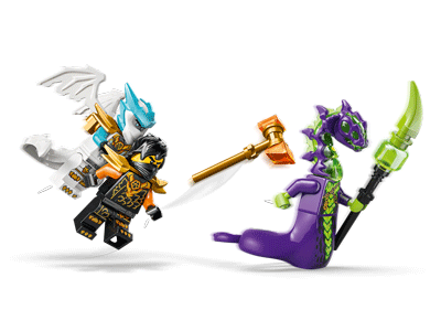 LEGO set 71854 Cole's Mission Mech & Dragon Zane Minifigs