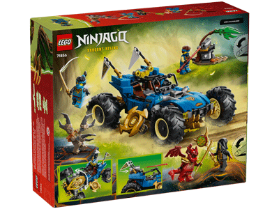 LEGO set 71856 Jay's Transforming Car Box Back