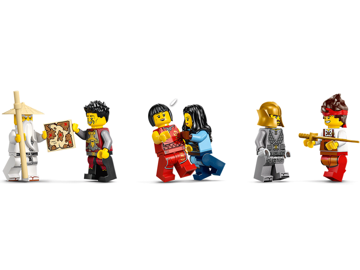 LEGO set 71858 Four Weapons Blacksmith 15th Anniversary Minifigs