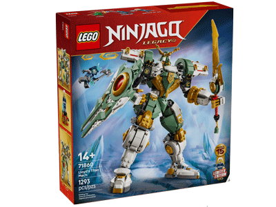 LEGO set 71860 Lloyd's Titan Mech 15th Anniversary Box Front