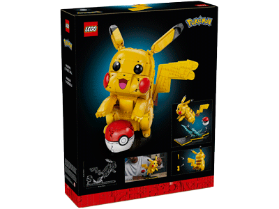 LEGO set 72152 Pikachu and Poké Ball Box Back