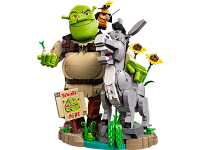 Shrek, Donkey & Puss in Boots