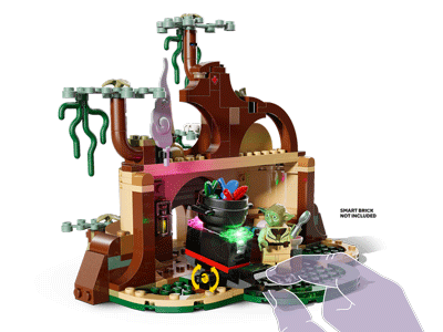 LEGO set 75422 SMART Play: Yoda's Hut and Jedi Training