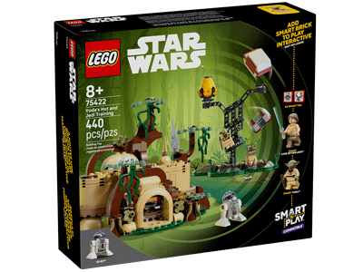 LEGO set 75422 SMART Play: Yoda's Hut and Jedi Training Box Front