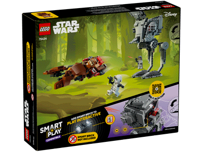 LEGO set 75424 SMART Play: AT-ST Attack on Endor Box Back